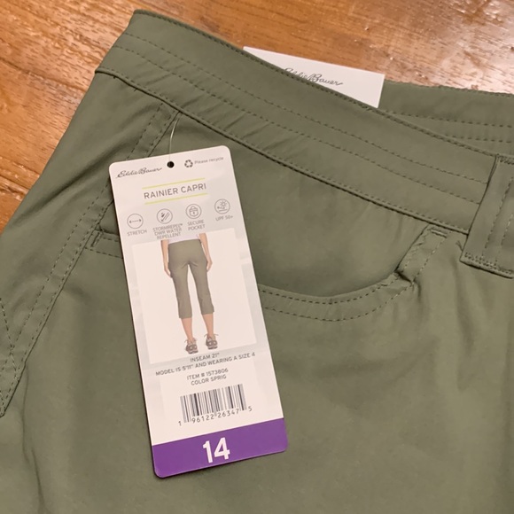 NWT Eddie Bauer Rainier Capri Pants & shorts bundle - Picture 3 of 11